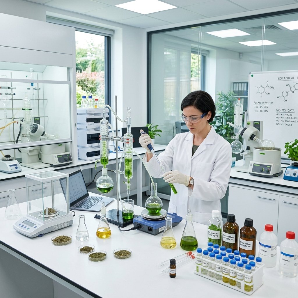 Botanical testing laboratory
