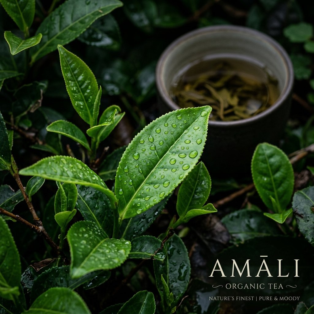Botanical leaf texture